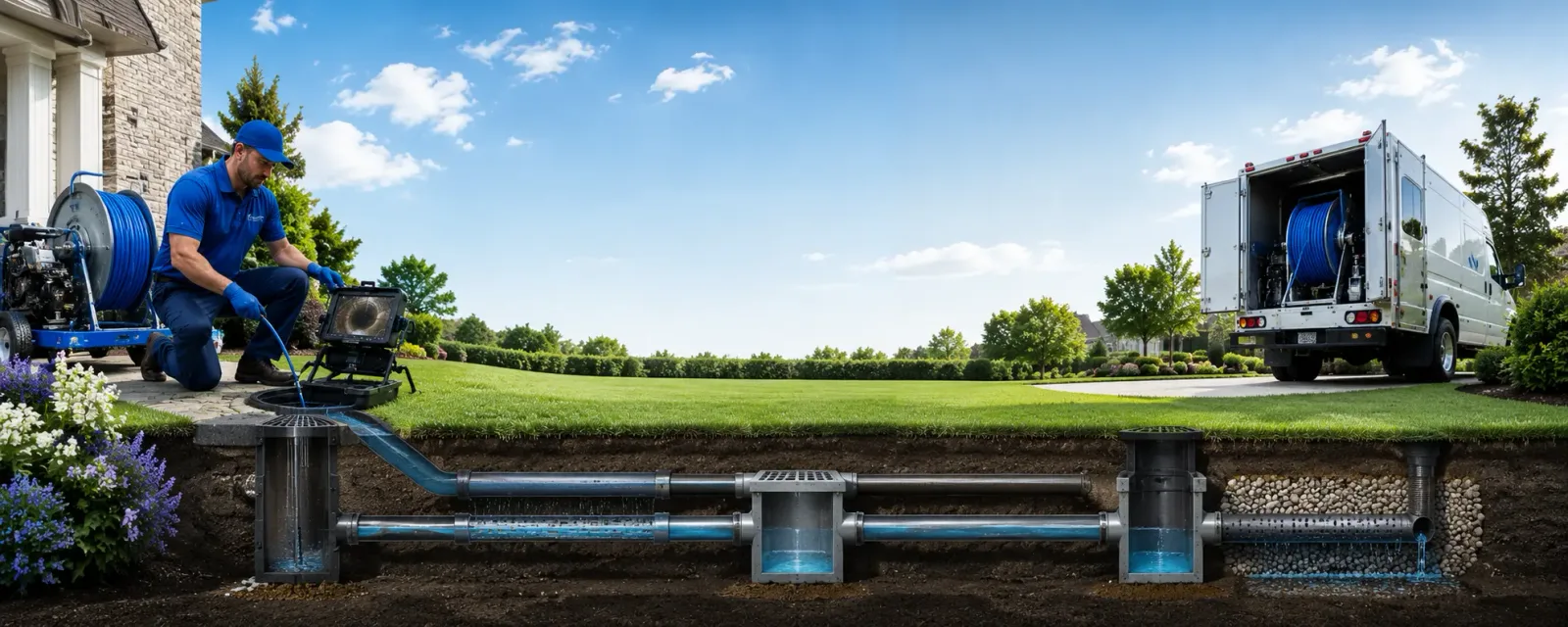 Outdoor drain cleaning information for Draper, UT